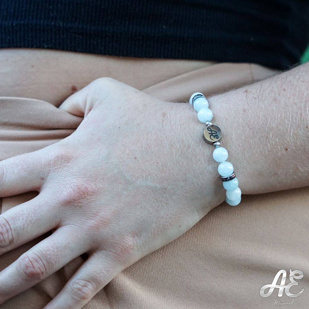 AE Bracelet Aigue Marine 8mm 4